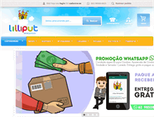 Tablet Screenshot of lilliputbrinquedos.com.br